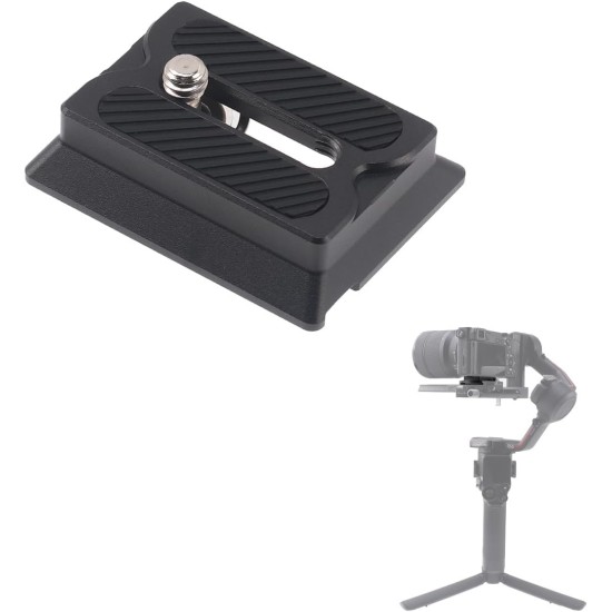 Quick Release Plate for DJI Ronin RS 2/RSC 2/RS 3/RS 3 Pro/RS 4 /RS 4 Pro/RS 4